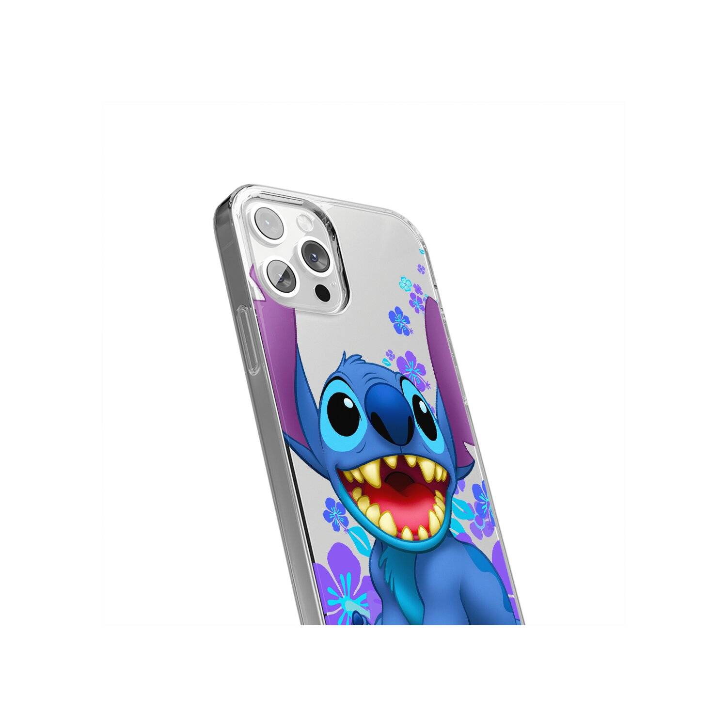 Handyhülle Stitch 001 Disney Partial Print Transparent kompatibel mit Samsung Galaxy S23 Plus