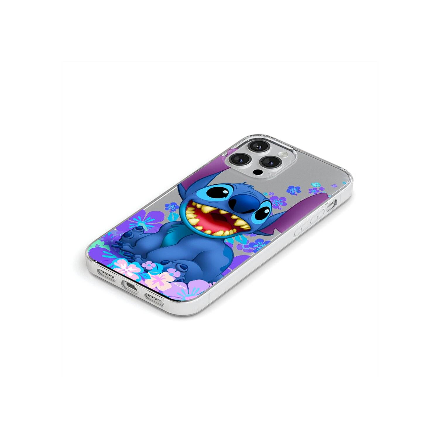 Handyhülle Stitch 001 Disney Partial Print Transparent kompatibel mit Xiaomi Redmi Note 12 4G