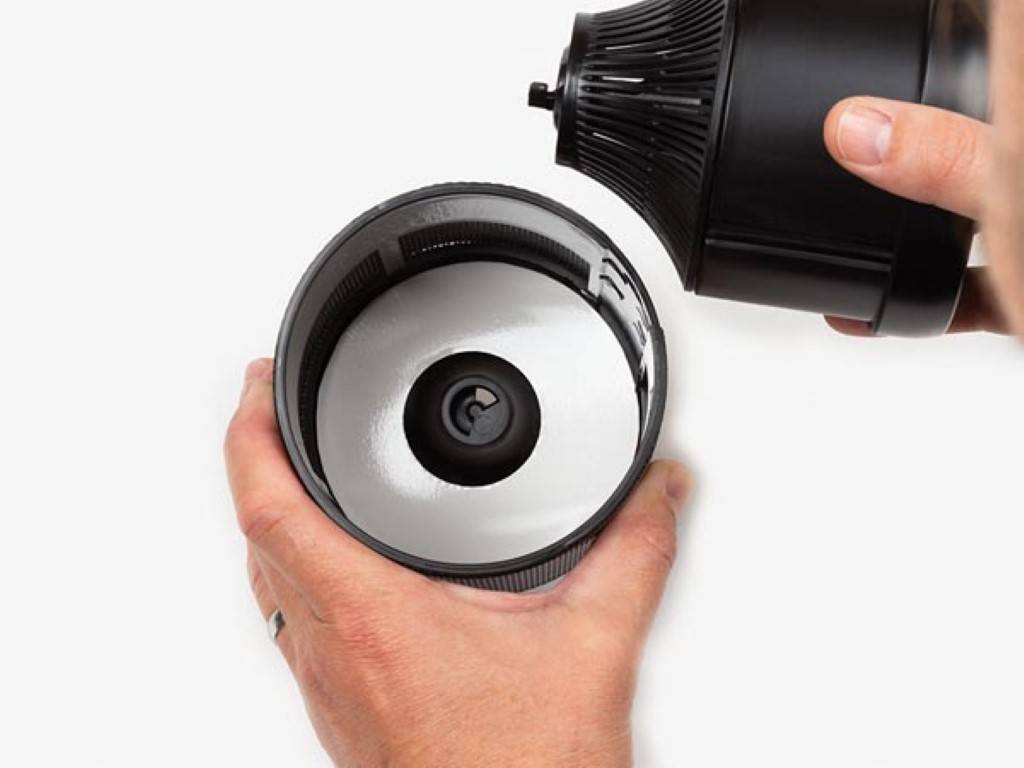 Blaupunkt Klebefolie für BP-GIKLED08 - 5-tlg., rund, Weiß