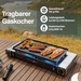 EVOCAMP Gaskocher 2-flammig mit Piezozündung mit Grillaufsatz 45 cm EVOCAMP Gaskocher 2-flammig mit Piezozündung mit Grillaufsatz 45 cm