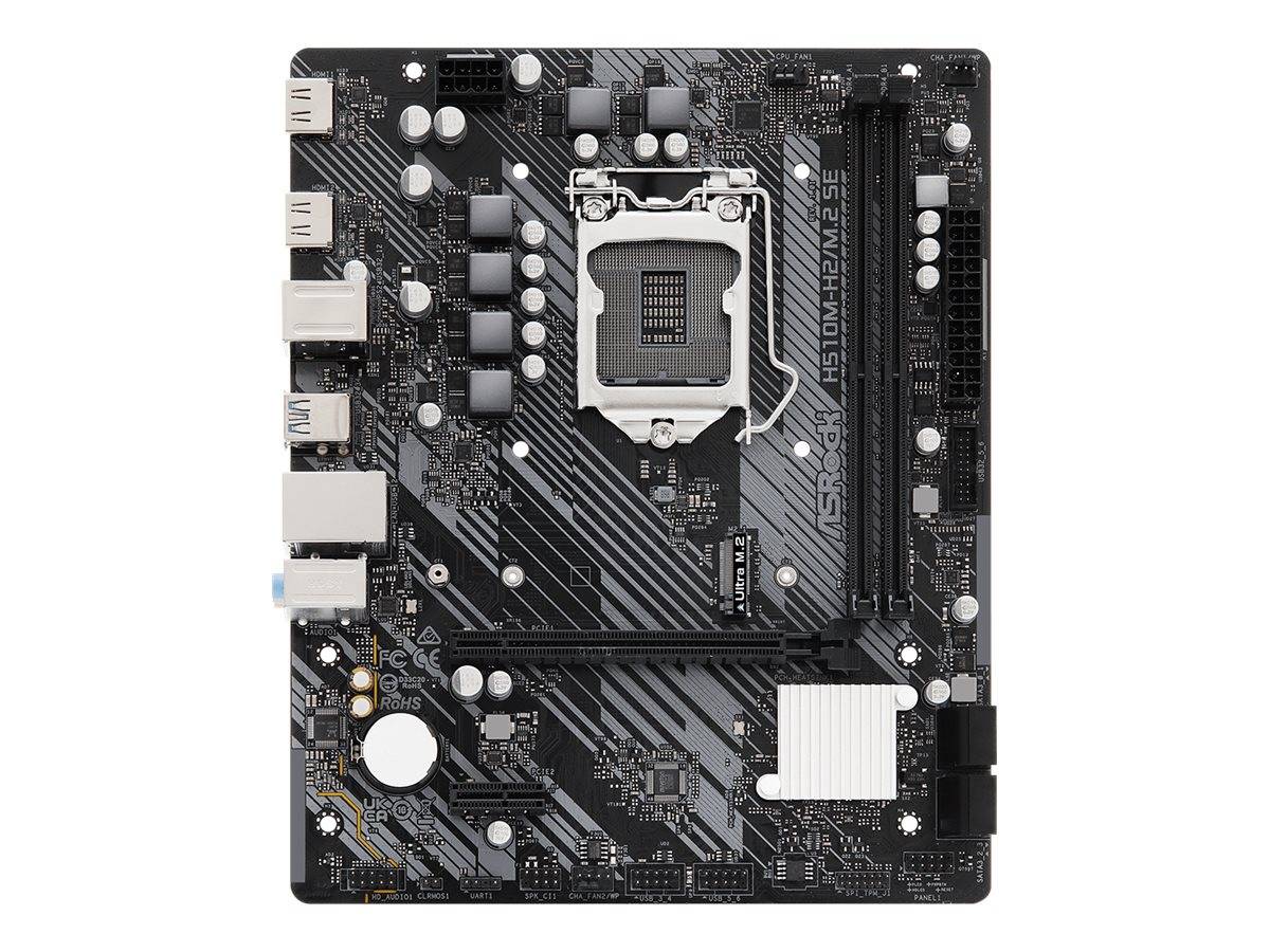 ASRock H510M-H2/M.2 SE - Motherboard - micro ATX - LGA1200-Sockel - H510 Chipsatz - USB 3.2 Gen 1 - Gigabit LAN - Onboar