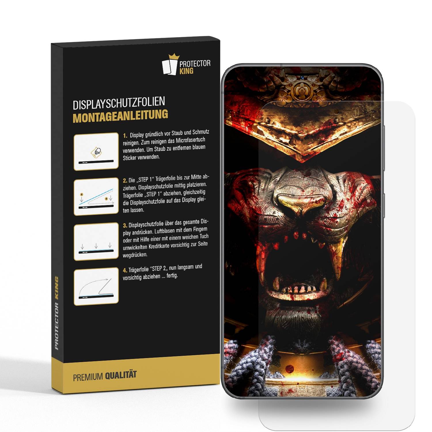 3x Displayschutzfolie für Samsung Galaxy A54 5G PREMIUM MATT ENTSPIEGELT Displayschutz Schutzfolie Folie