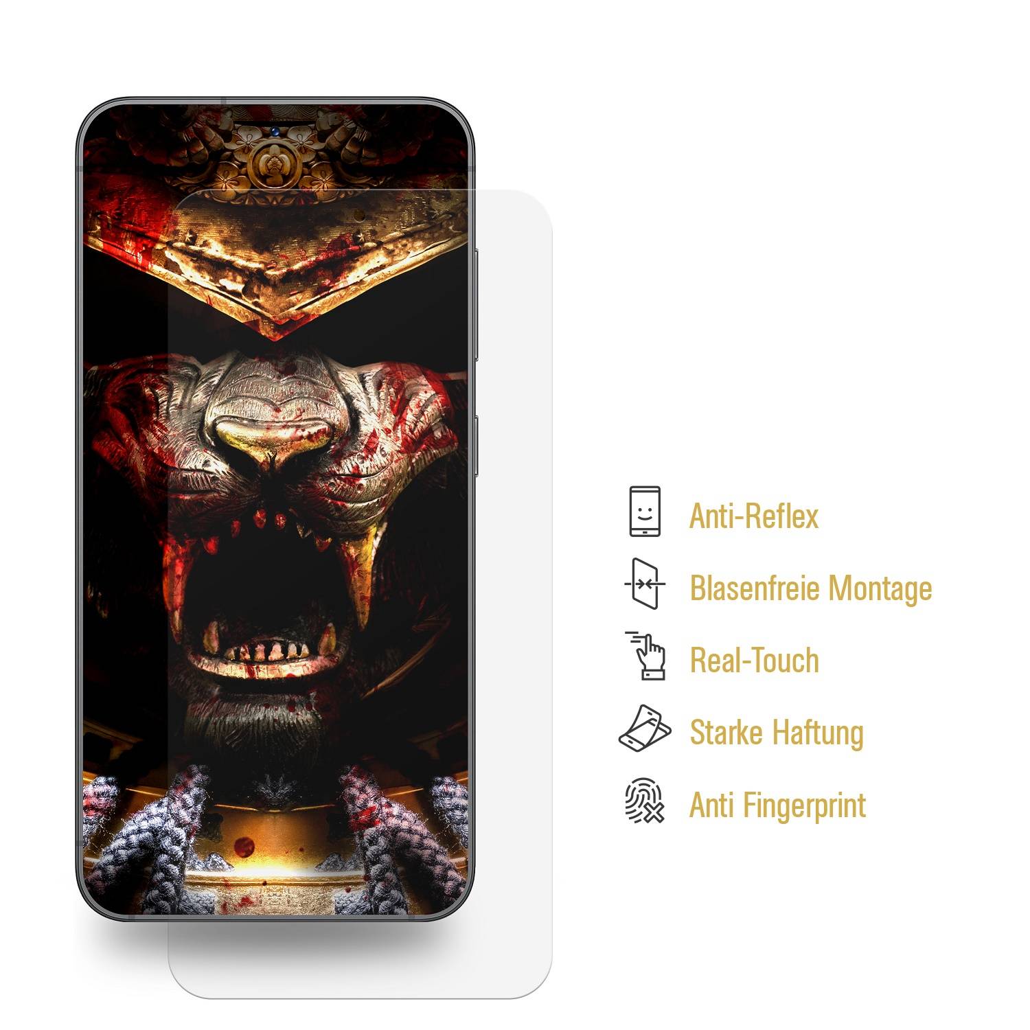 3x Displayschutzfolie für Samsung Galaxy A54 5G PREMIUM MATT ENTSPIEGELT Displayschutz Schutzfolie Folie