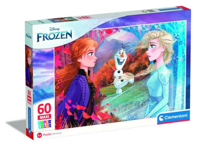 Clementoni Maxi Puzzle Disney Gefroren 2, 60 Teile.