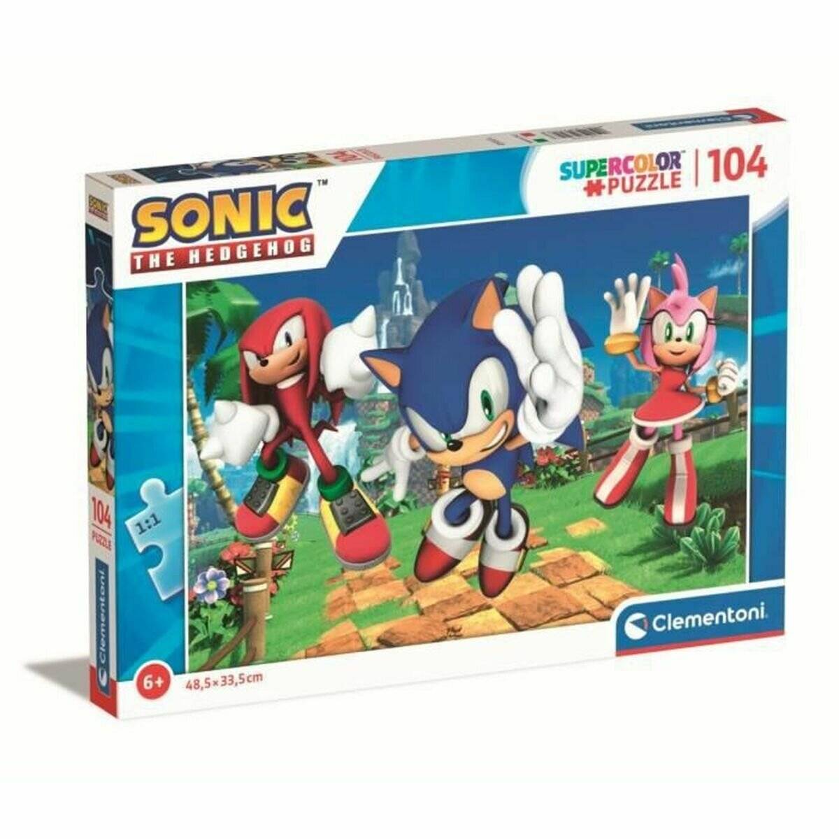 CLEMENTONI Puzzle Sonic 104 Teile