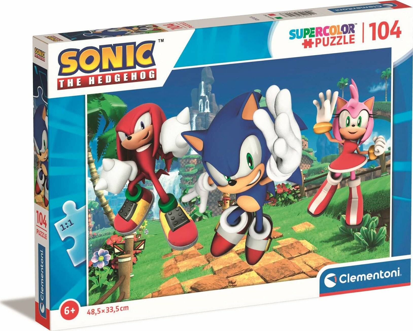CLEMENTONI Puzzle Sonic 104 Teile