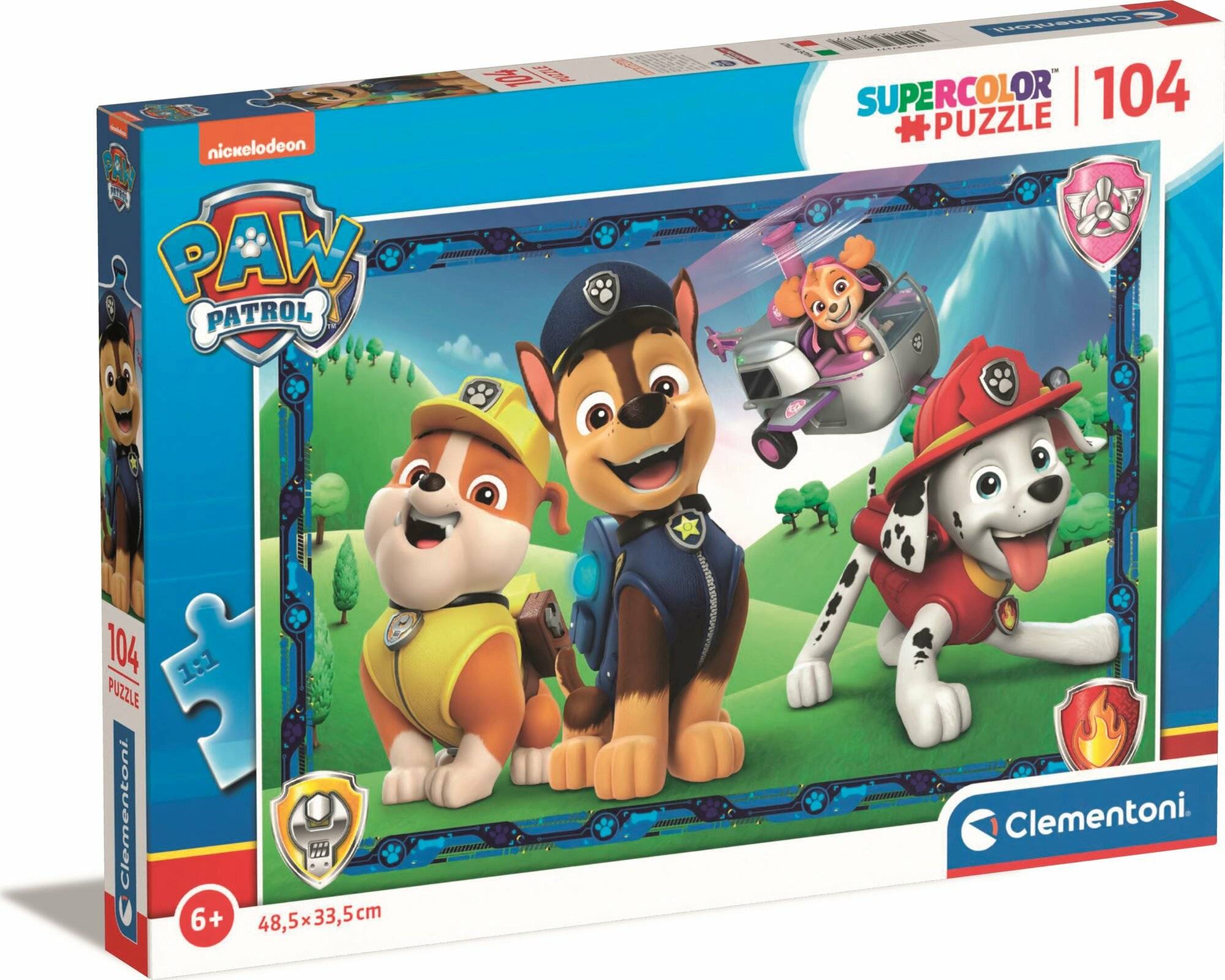Clementoni Jigsaw Puzzle - PAW Patrol, 104 Teile.