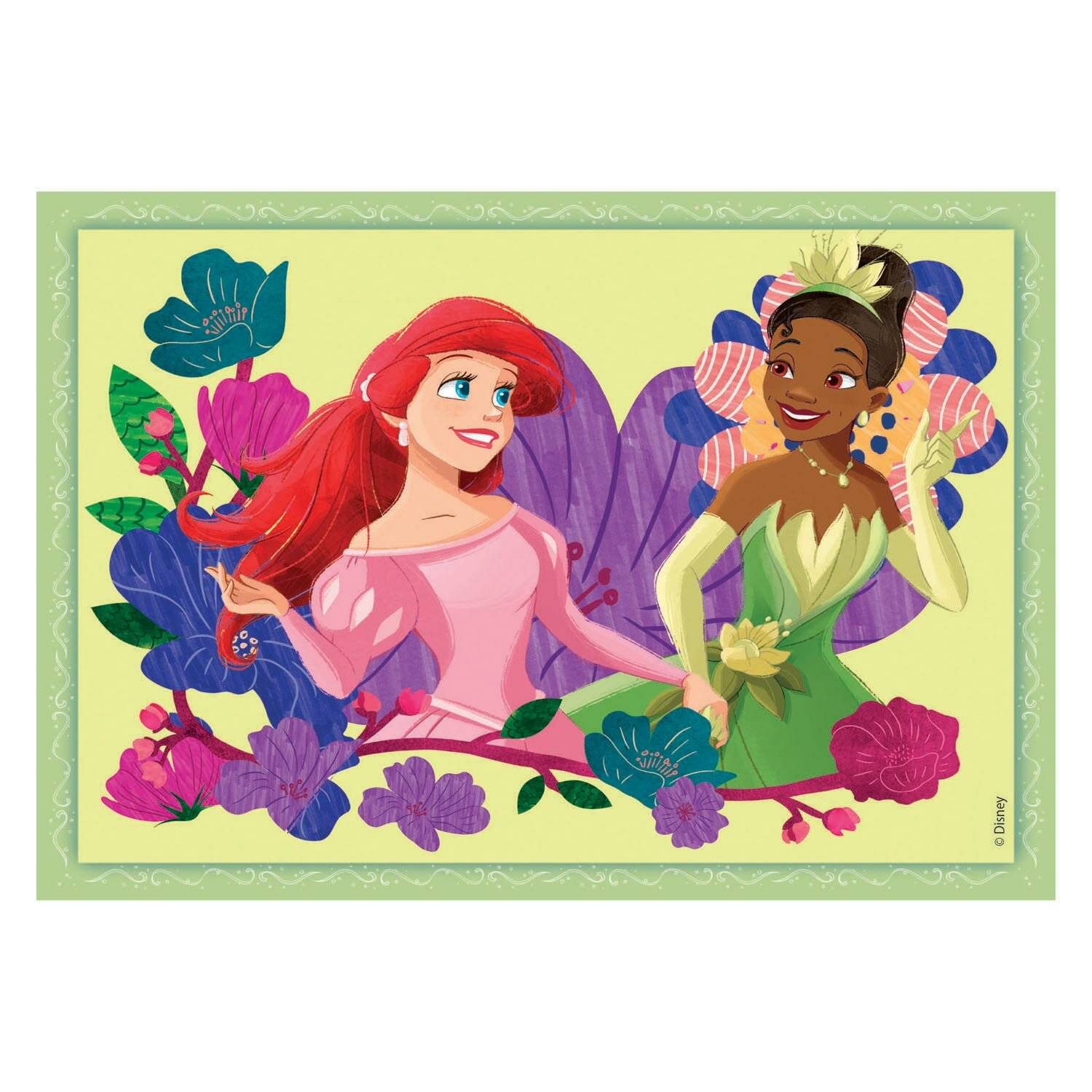 Clementoni Puzzles Disney Prinzessin, 4in1
