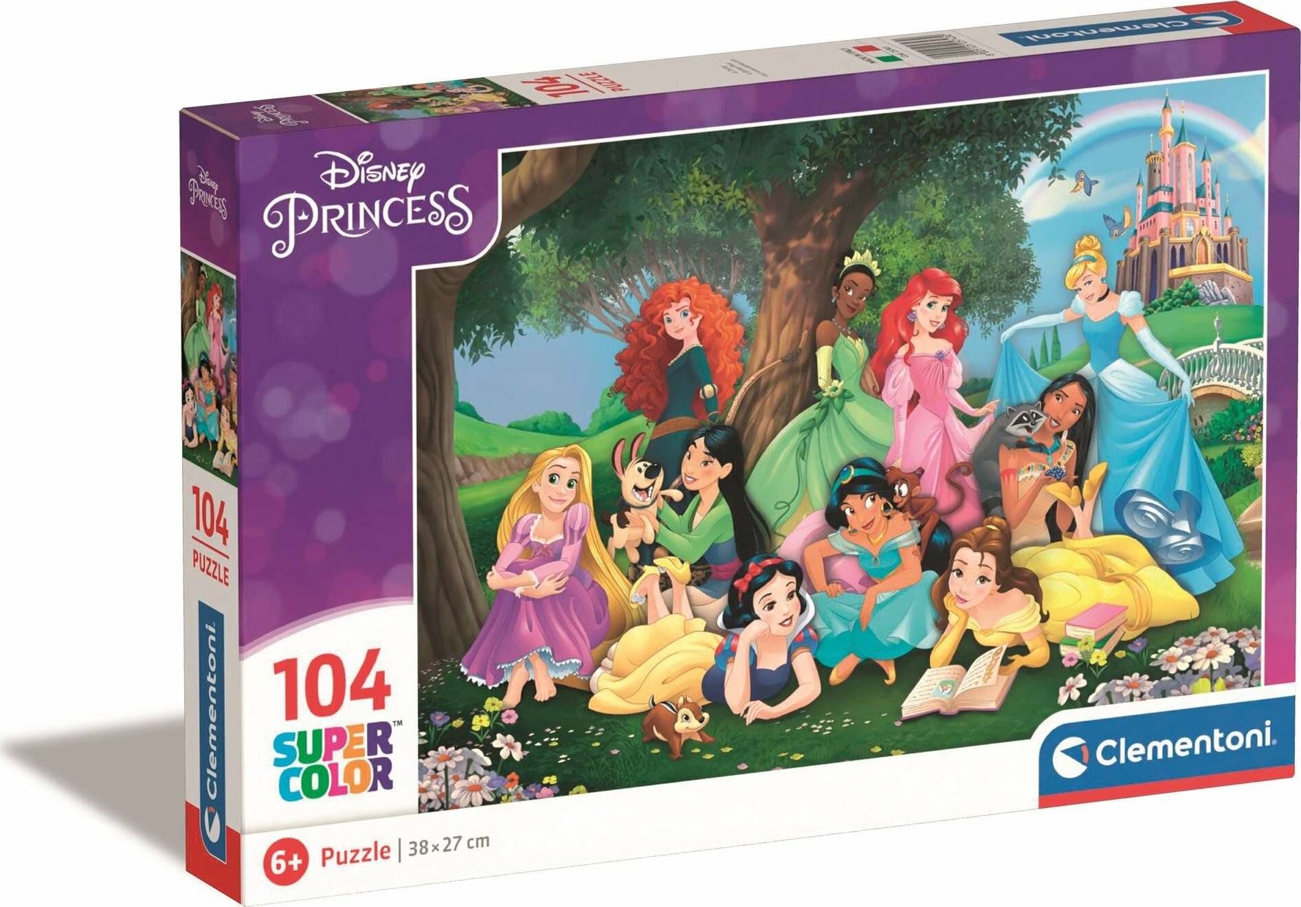 CLEMENTONI Disney Prinzessinnen Puzzle 104 Teile