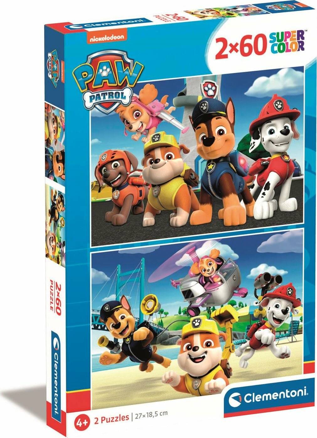 CLEMENTONI Puzzle Paw Patrol 2x60 Teile