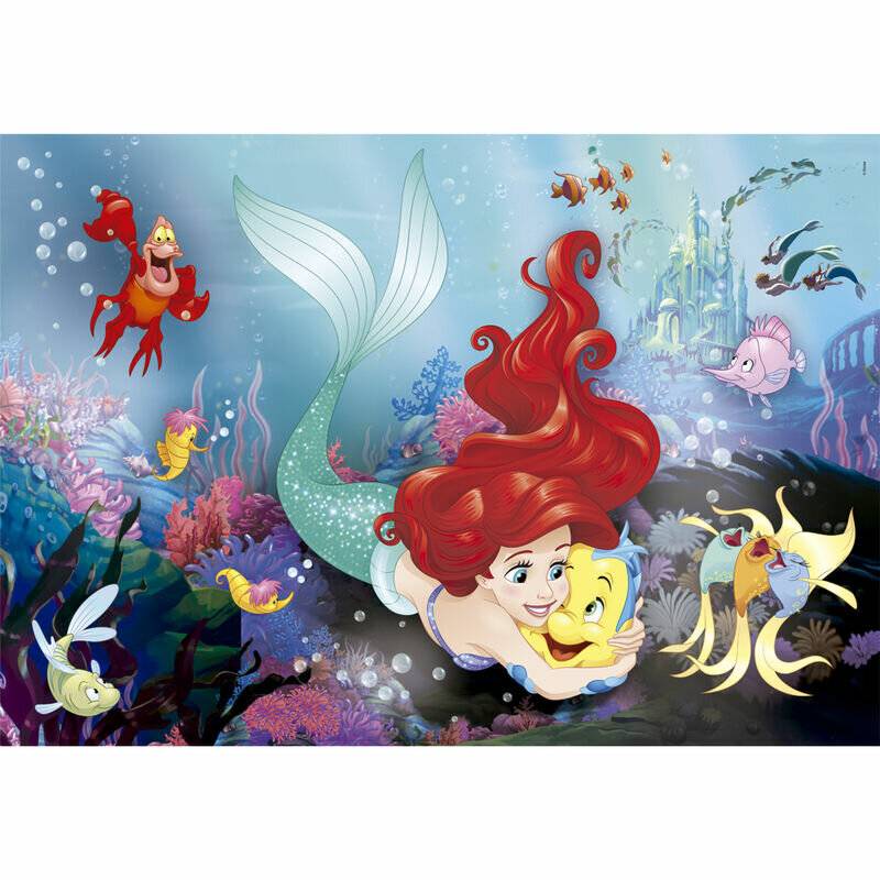 CLEMENTONI Puzzle Disney-Prinzessinnen: Die kleine Meerjungfrau MAXI 24 Stück