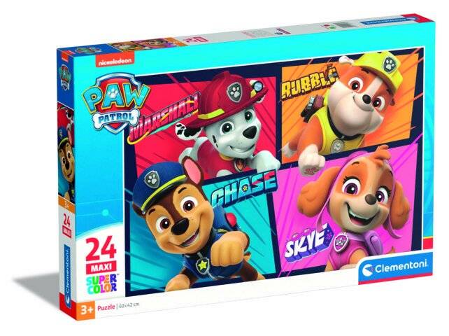 CLEMENTONI Puzzle Tlapková patrola MAXI 24 Teile