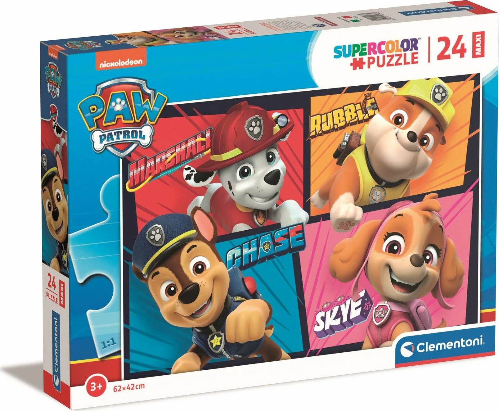CLEMENTONI Puzzle Tlapková patrola MAXI 24 Teile