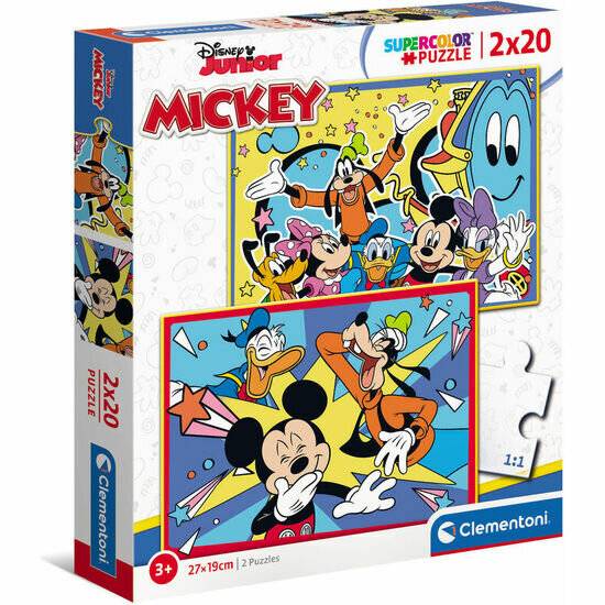 Disney Mickey-Puzzle 2x20Stück