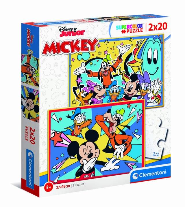 Disney Mickey-Puzzle 2x20Stück