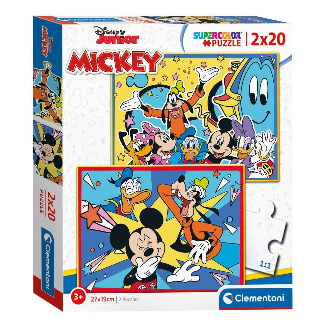 Disney Mickey-Puzzle 2x20Stück