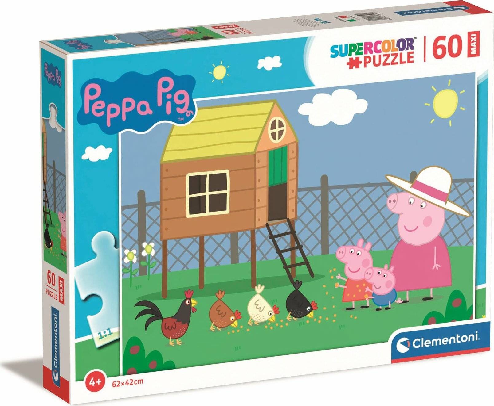 Clementoni Maxi Puzzle - Peppa Pig, 60 Teile.