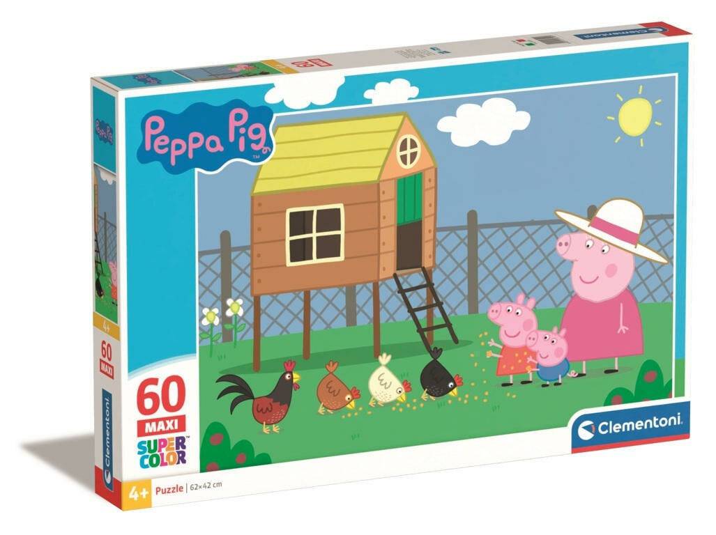 Clementoni Maxi Puzzle - Peppa Pig, 60 Teile.