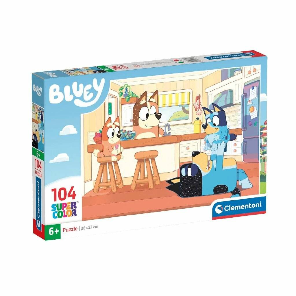 CLEMENTONI Puzzle Bluey 104 Teile
