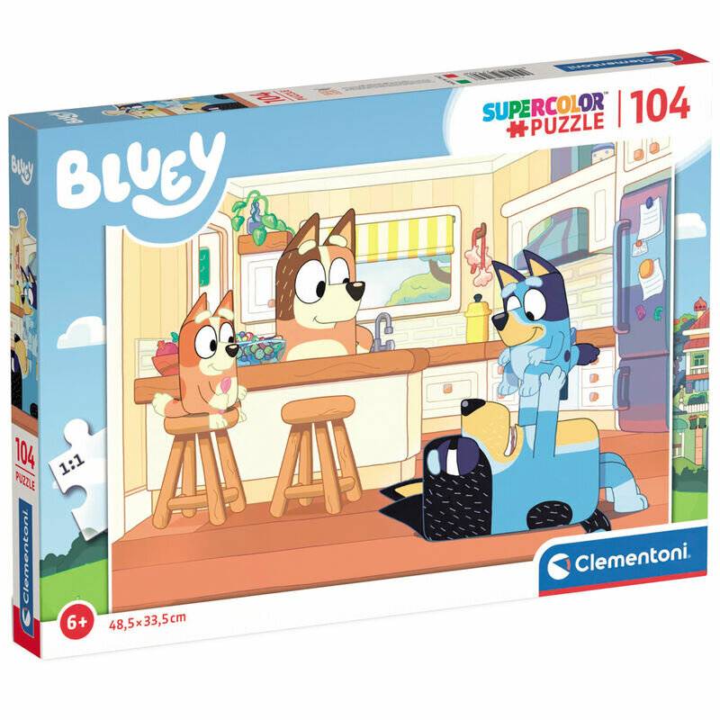 CLEMENTONI Puzzle Bluey 104 Teile