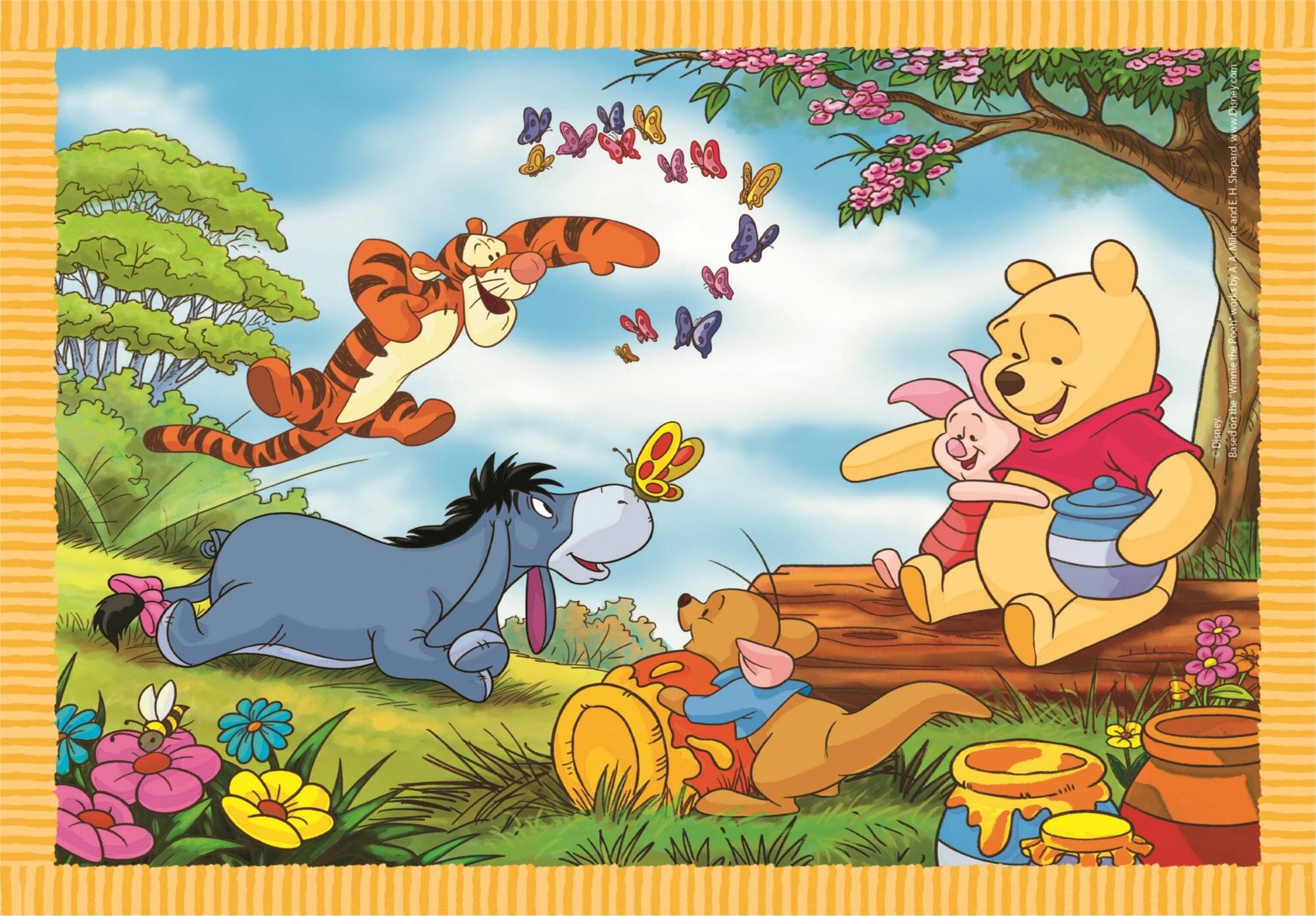 CLEMENTONI Puzzle Winnie the Pooh 4in1 (12+16+20+24 Teile)