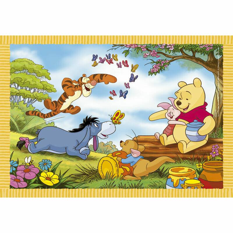 CLEMENTONI Puzzle Winnie the Pooh 4in1 (12+16+20+24 Teile)
