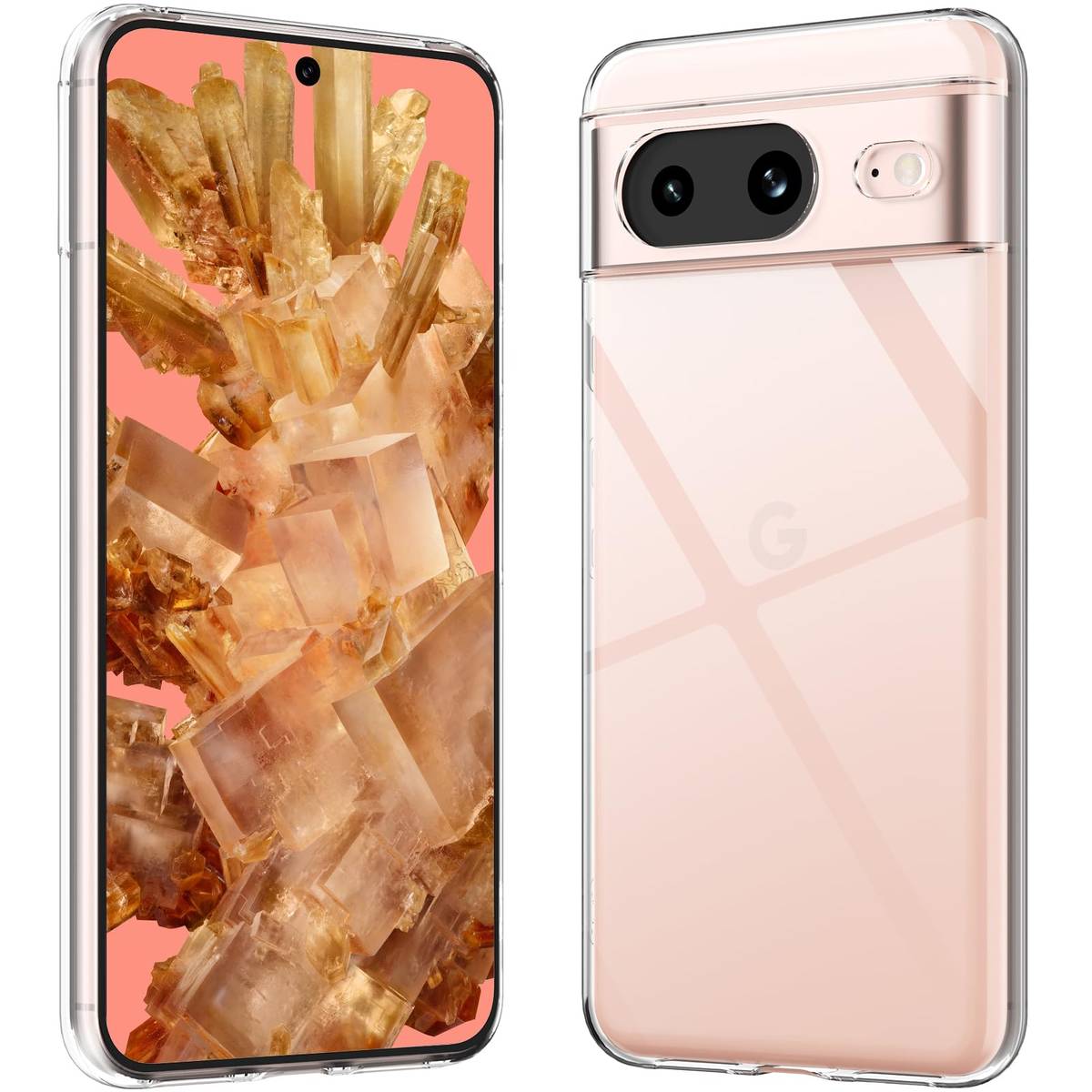 Für Google Pixel 8a Silikoncase TPU Schutz Transparent Handy Hülle