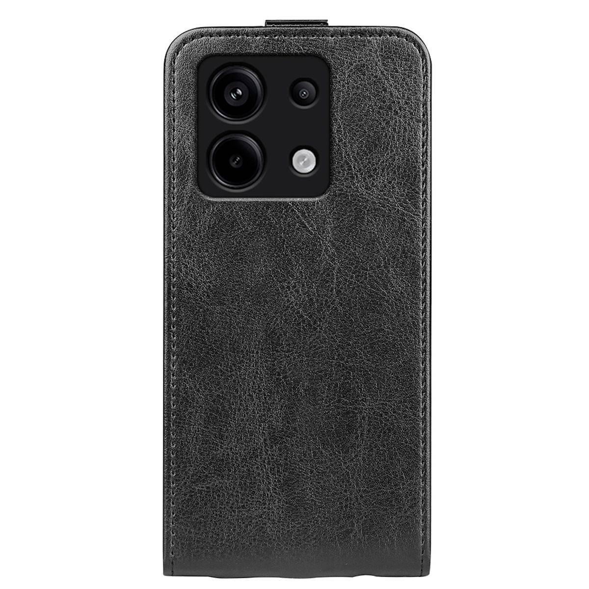 Für Xiaomi Redmi Note 13 Pro / Poco X6 Fliptasche Schwarz Hülle Tasche
