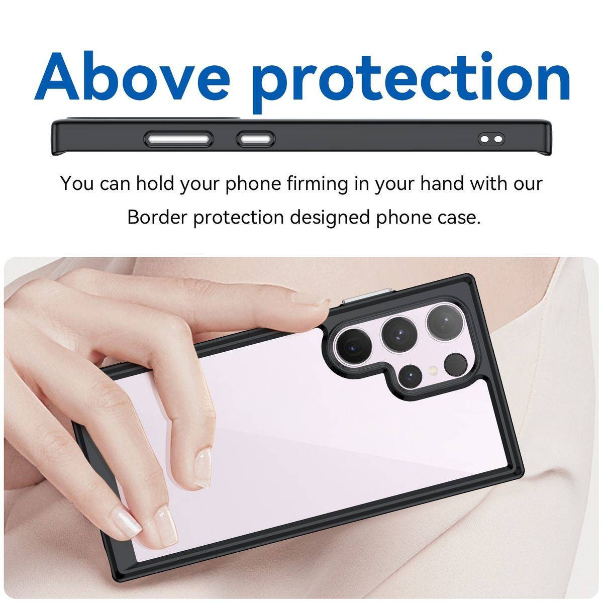 Für Samsung Galaxy S24 Ultra TPU Schutz Handy Hülle Case Cover Tasche