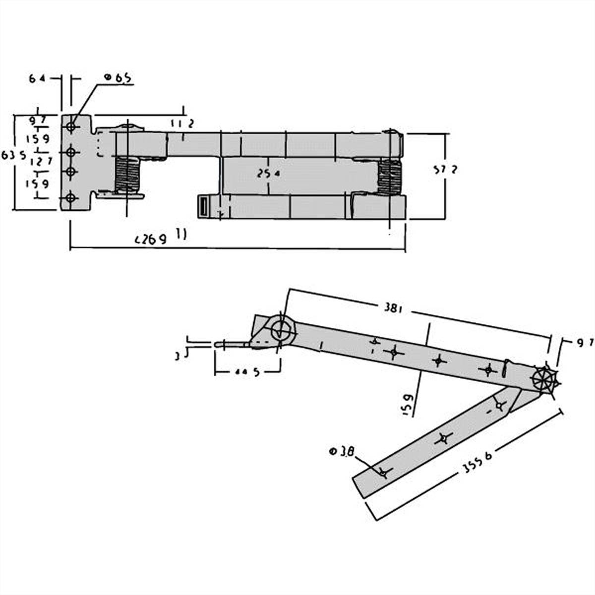 SCHROFF Kabelträger - KABELTRAEGER TYP A