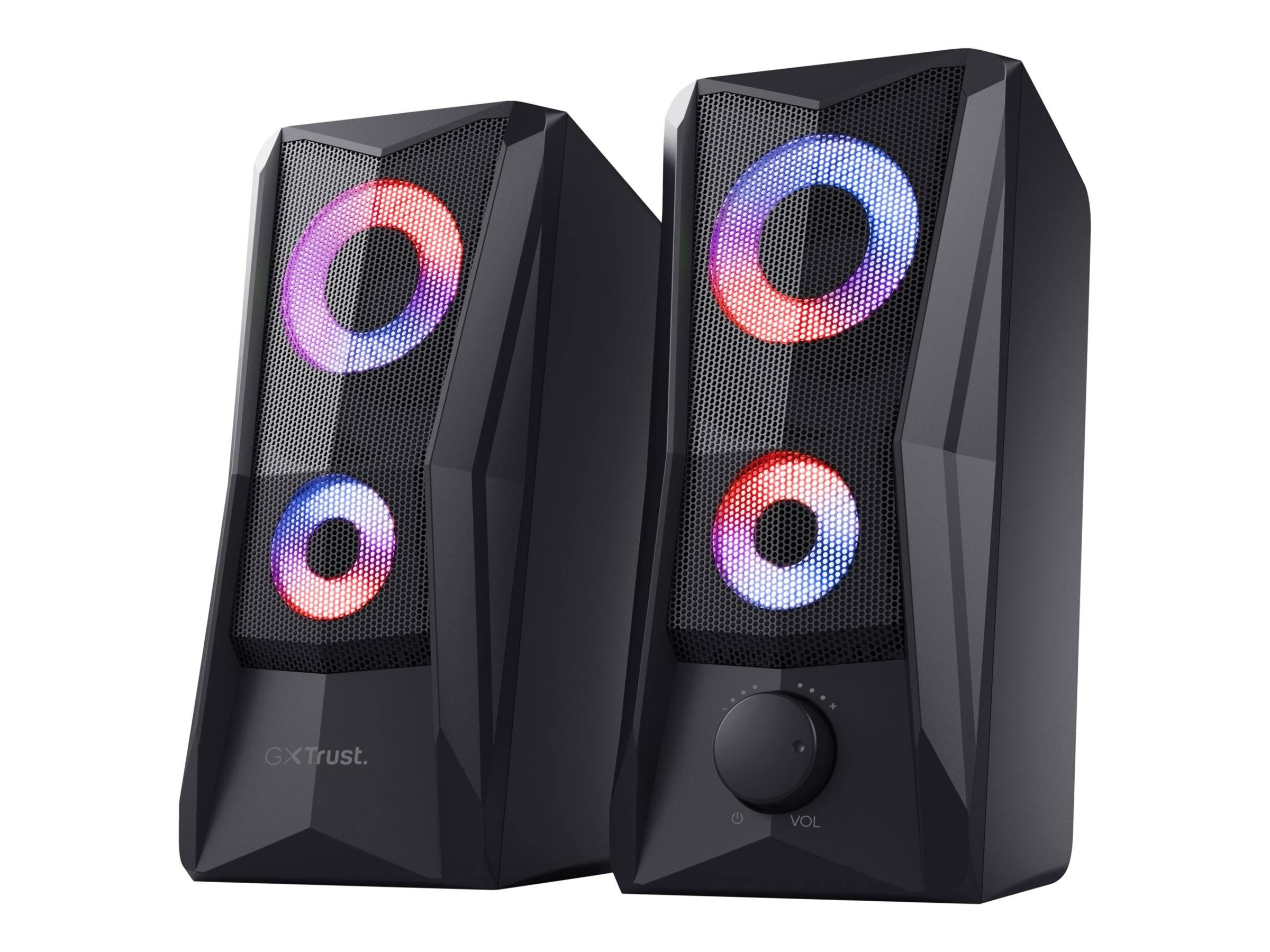 Trust GXT 606 JAVV - Lautsprecher - für PC - 2.0-Kanal - 6 Watt (Gesamt)Schwarz