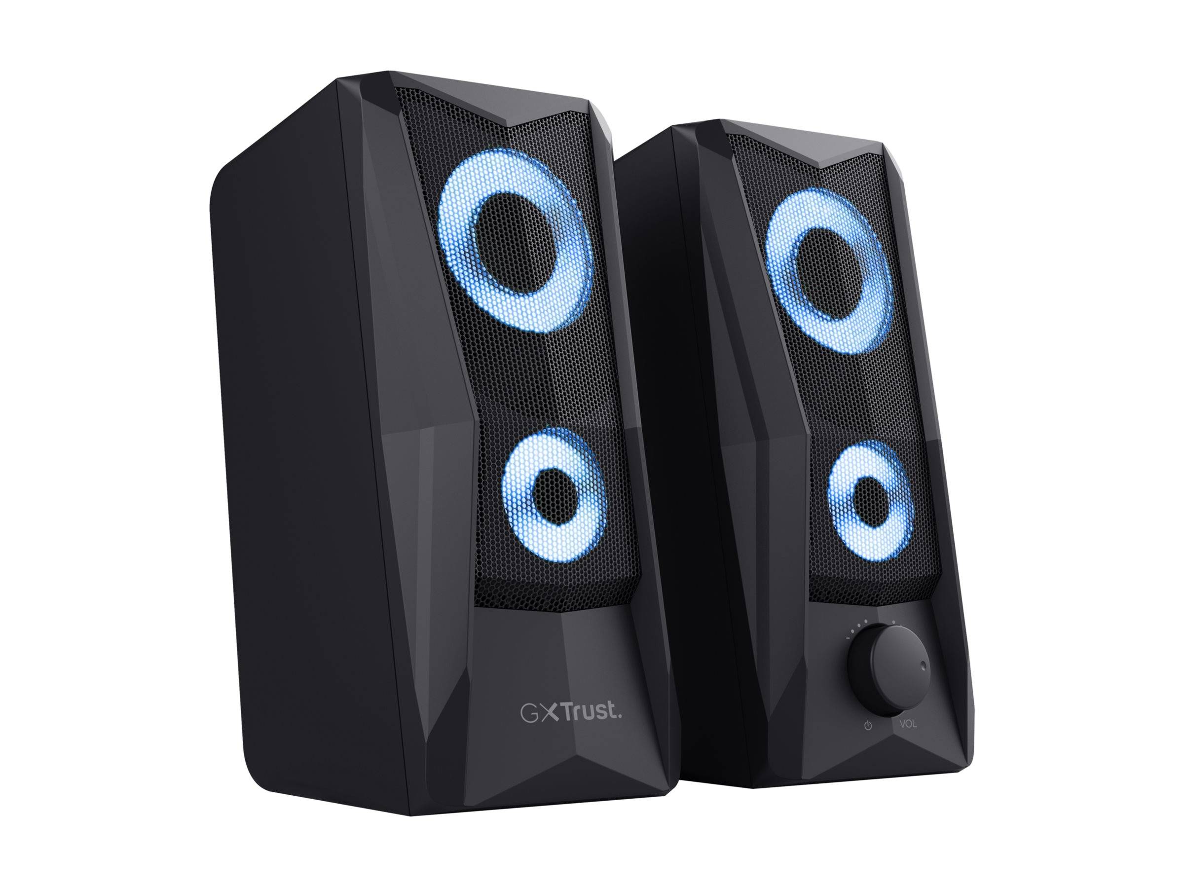 Trust GXT 606 JAVV - Lautsprecher - für PC - 2.0-Kanal - 6 Watt (Gesamt)Schwarz