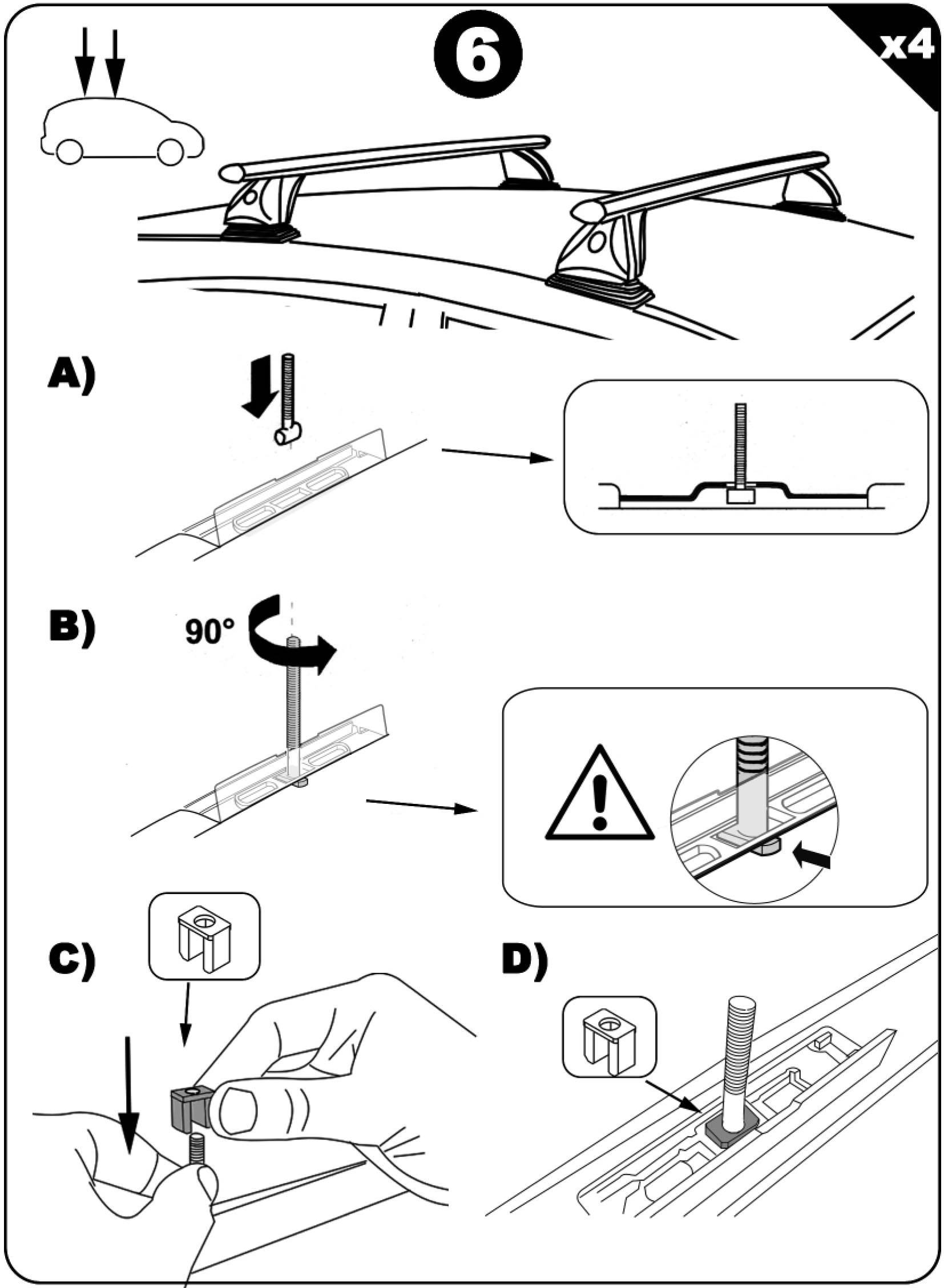 Dachbox VDPJUXT500 500Ltr abschließbar schwarz + Aluminium Dachträger Aurilis VDP kompatibel mit für Mercedes Classe B II (5Türer) ab 2011