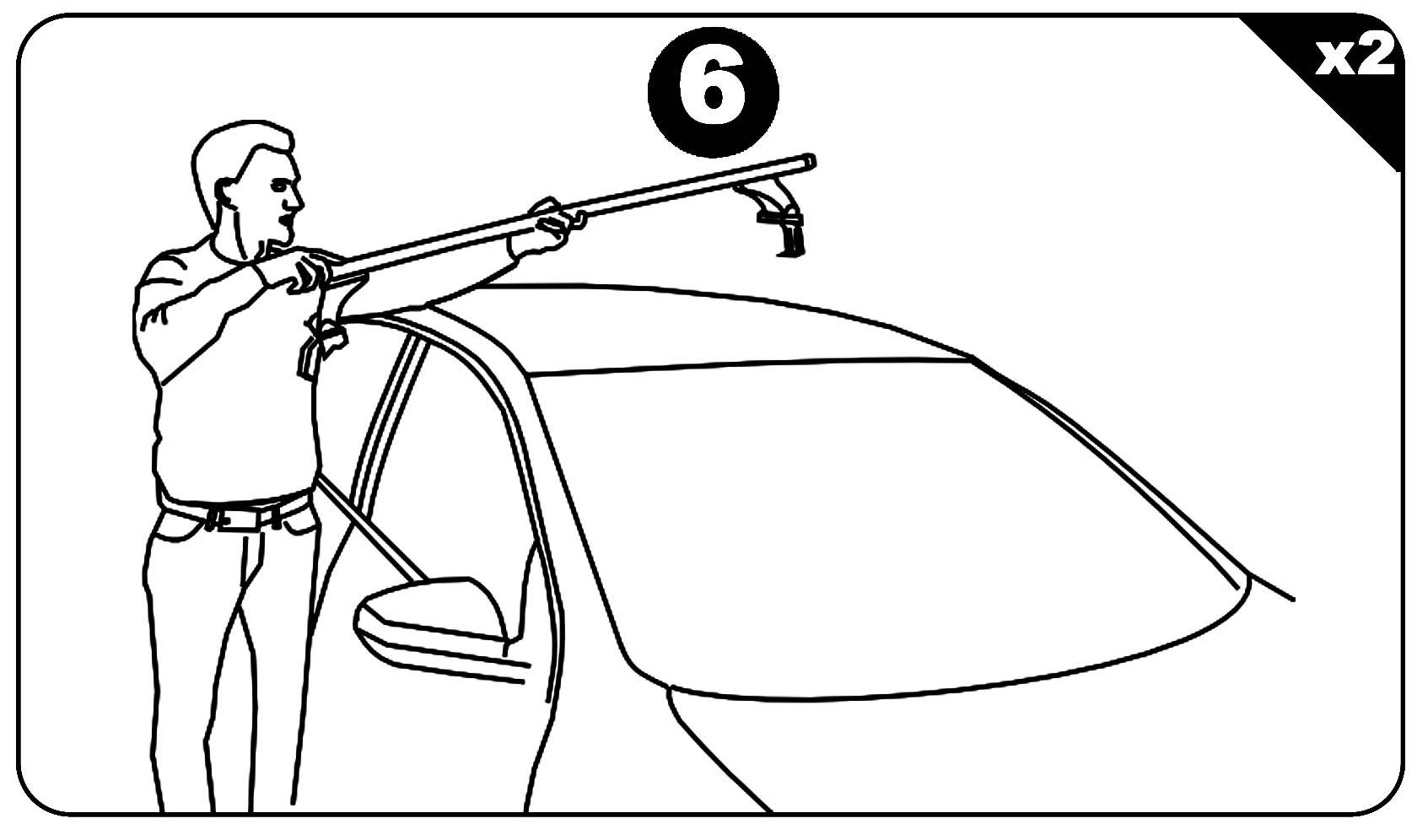Aluminium Dachträger Aurilis VDP kompatibel mit für Subaru Trezia (Steilheck 5 Türer) ab 2011