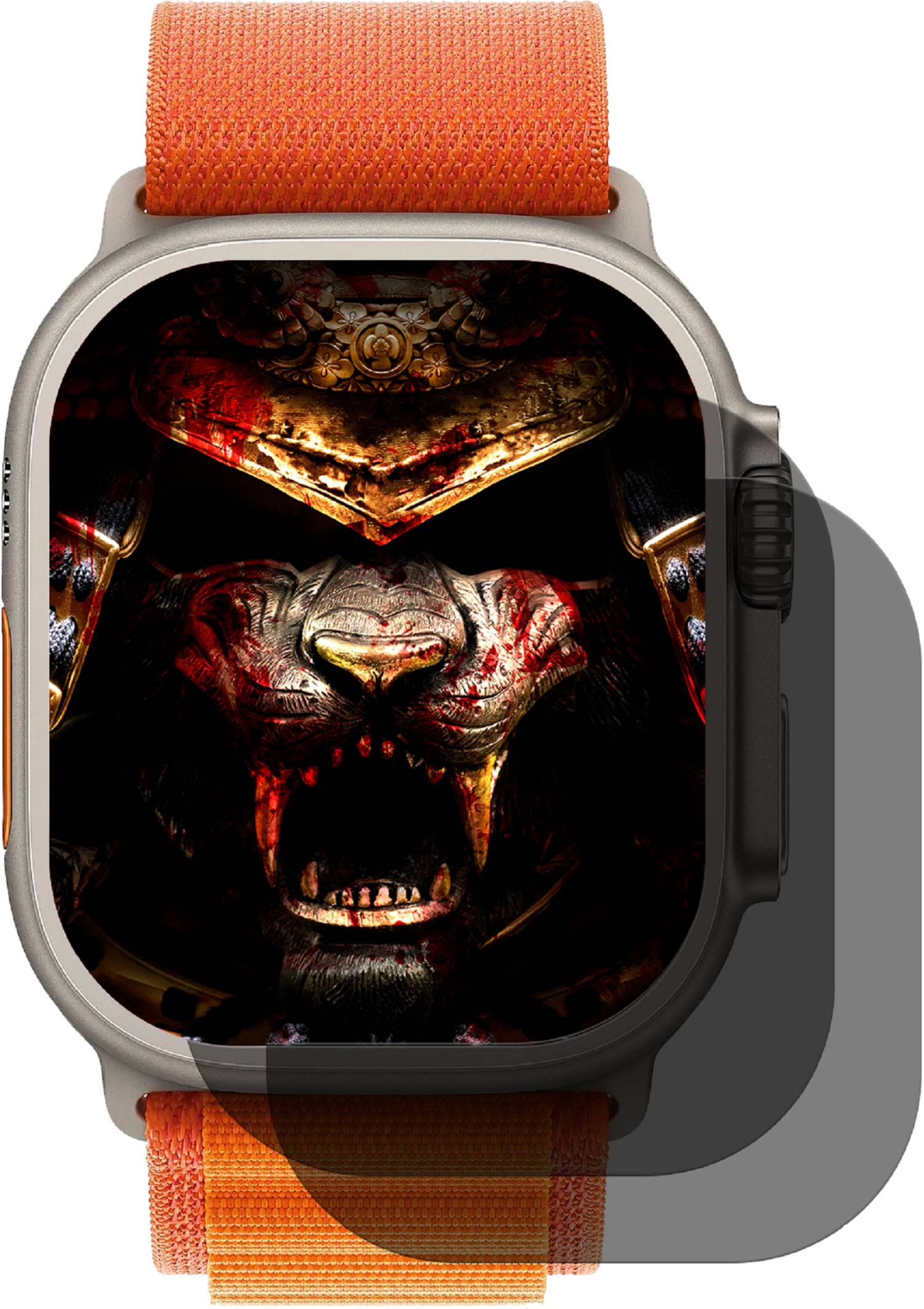 Kopie von 2x Blickschutz 9H Panzerhartglas für Apple Watch Ultra 49mm ANTI-SPY PRIVACY echtes Tempered Panzerglas Displayschutz Schutzglas