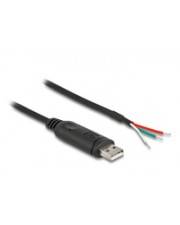 DELOCK Adapterkabel USB 2.0 Typ-A > seriell RS-485 0,5m