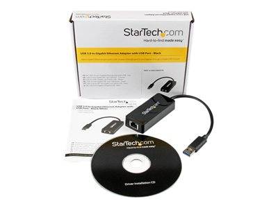 STARTECH USB31000SPTB USB 3.0 to Gigabit Netzwerk & Smart Home Netzwerk-Zubehör Netzwerkkarten &
