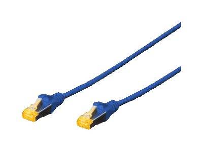 DIGITUS CAT 6A S/FTP Patchkabel, 5m, blau Kabel Patchkabel RJ45 Cat.6