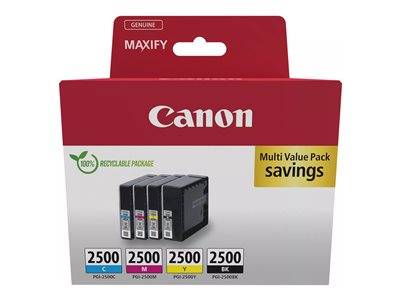 CANON PGI-2500 Ink Cartridge BK/C/M/Y Drucken, Scannen & Verbrauchsmaterial Verbrauchsmaterialien