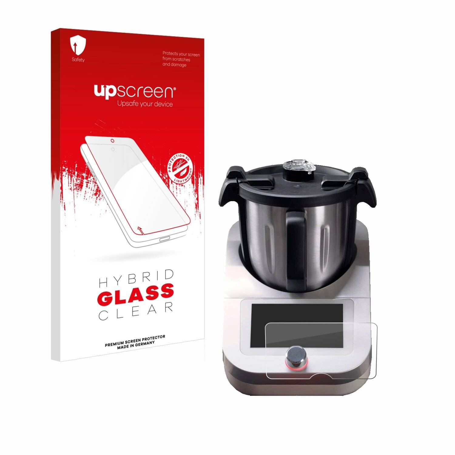 upscreen Hybrid Glas Panzer-Folie für Ufesa TotalChef