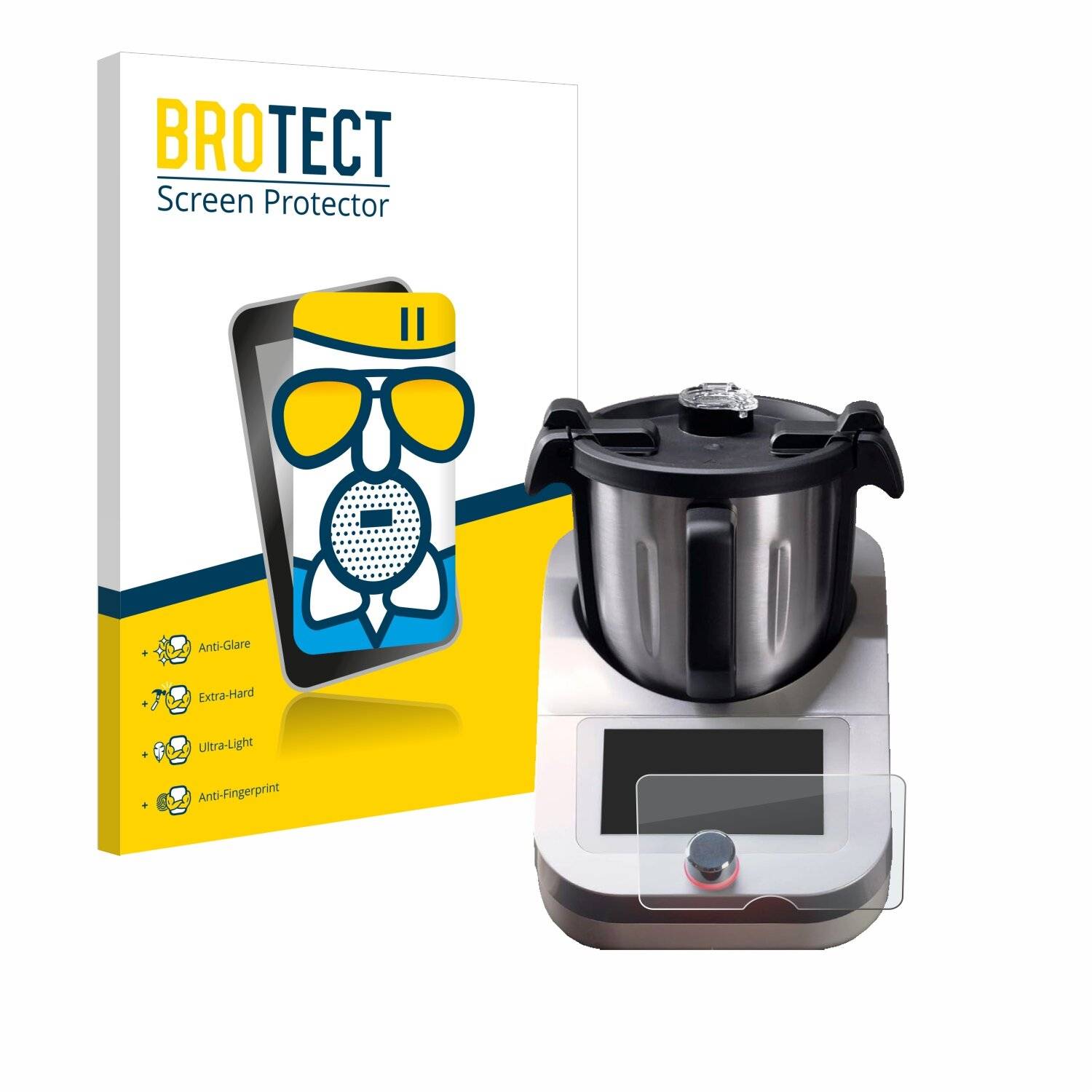 BROTECT AirGlass Matt Glas Panzer Folie für Ufesa TotalChef