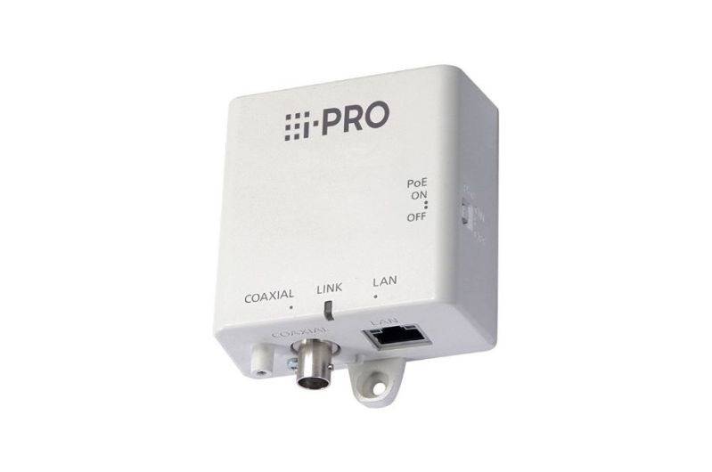 WJ-PC200E i-Pro, Coaxial-Lan-Konverter Kameraseitige Einheit PoE+ bereit
