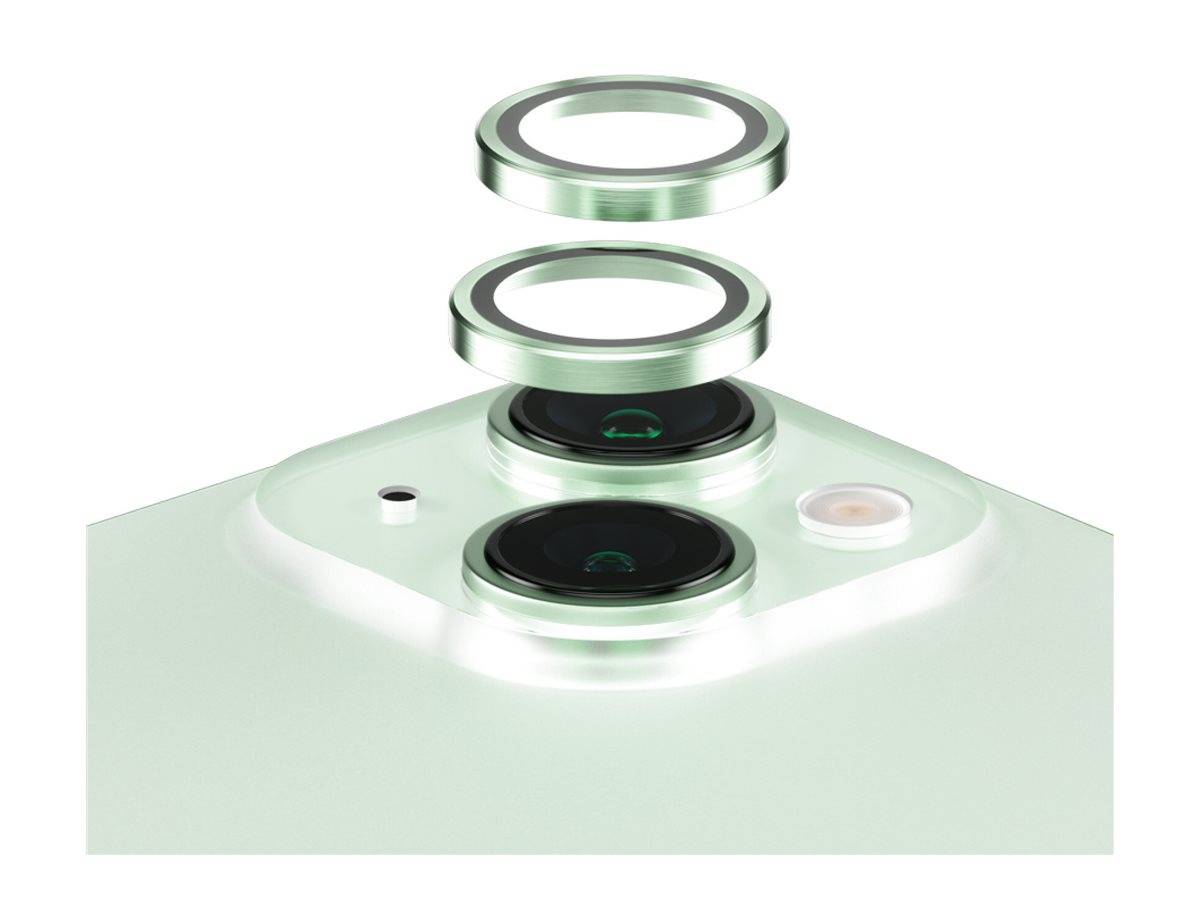 Hoops Camera Protector iPhone 15, 15 Plus Green