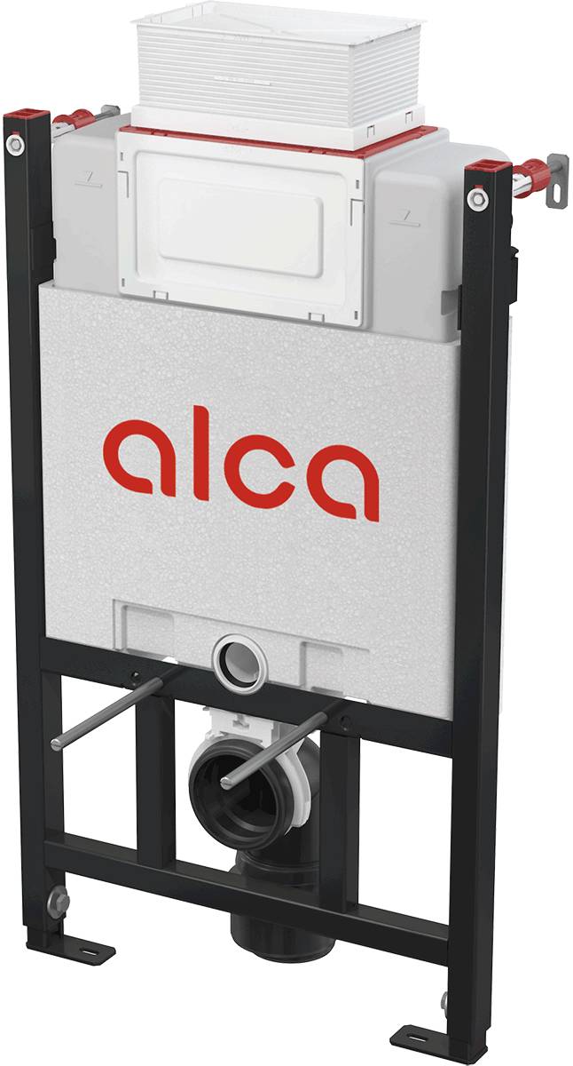 alcadrain WC Sanitärmodul AM118/850 Betätigung von oben oder vorne