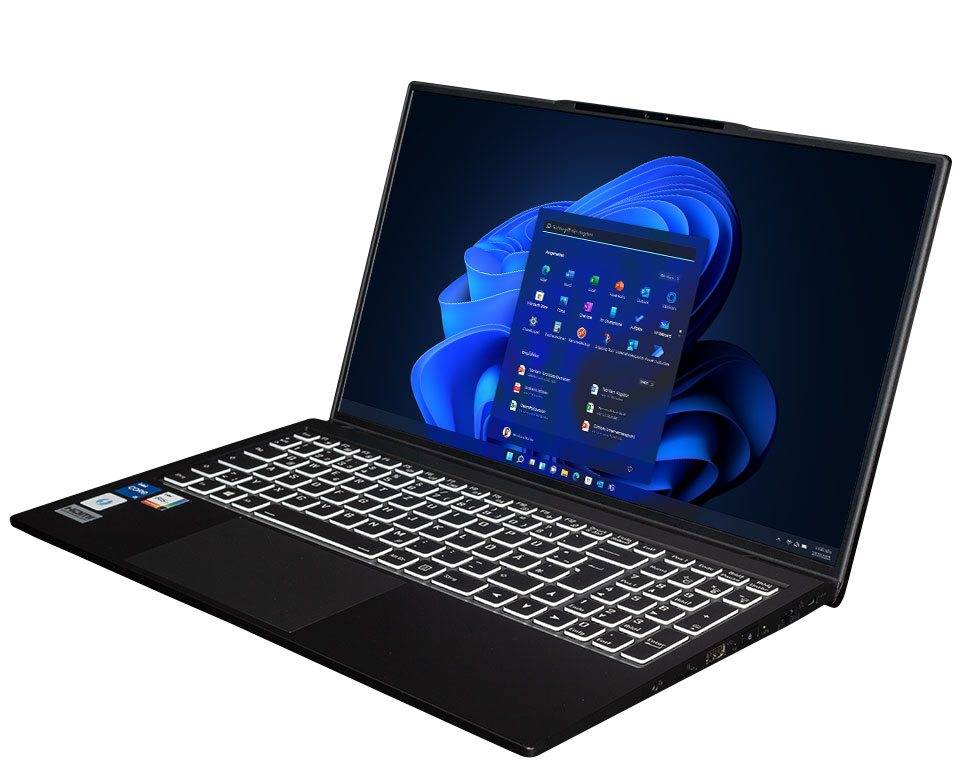bluechip TRAVELline B15W58 Intel® Core™ i7-1355U Prozessor / 5.00 GHz, Windows 11 Pro, 15.6"" non-glare IPS Panel, 1920