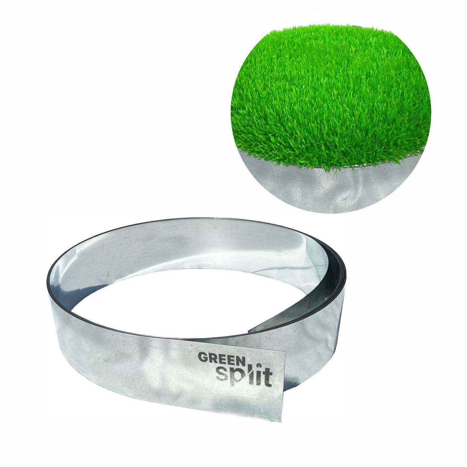 Rasenkantenband Metall Alu/Zink 20 cm x 10 Meter