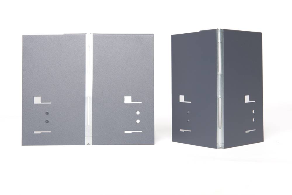 Alu/Zink Ecke für Rasenkante 18.5cm, Farbe:ohne Farbe
