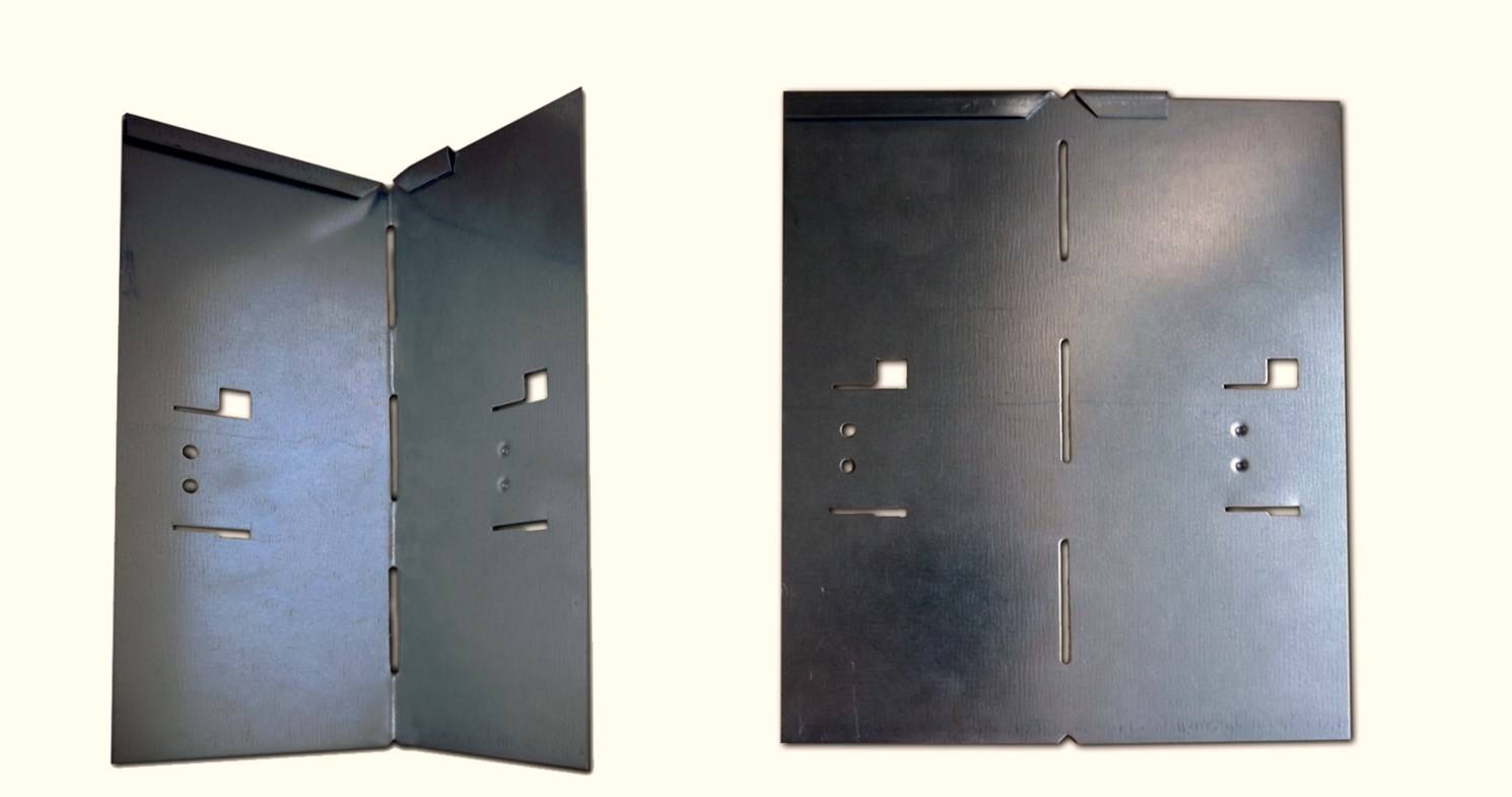 Alu/Zink Ecke für Rasenkante 18.5cm, Farbe:ohne Farbe