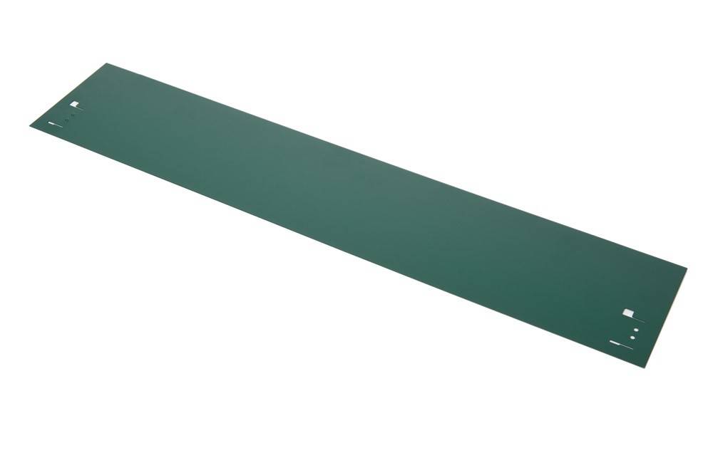 Rasenkanten Metall Länge 120 cm, Beeteinfassung, Farbe:Grün,10 Stück 13.5cm