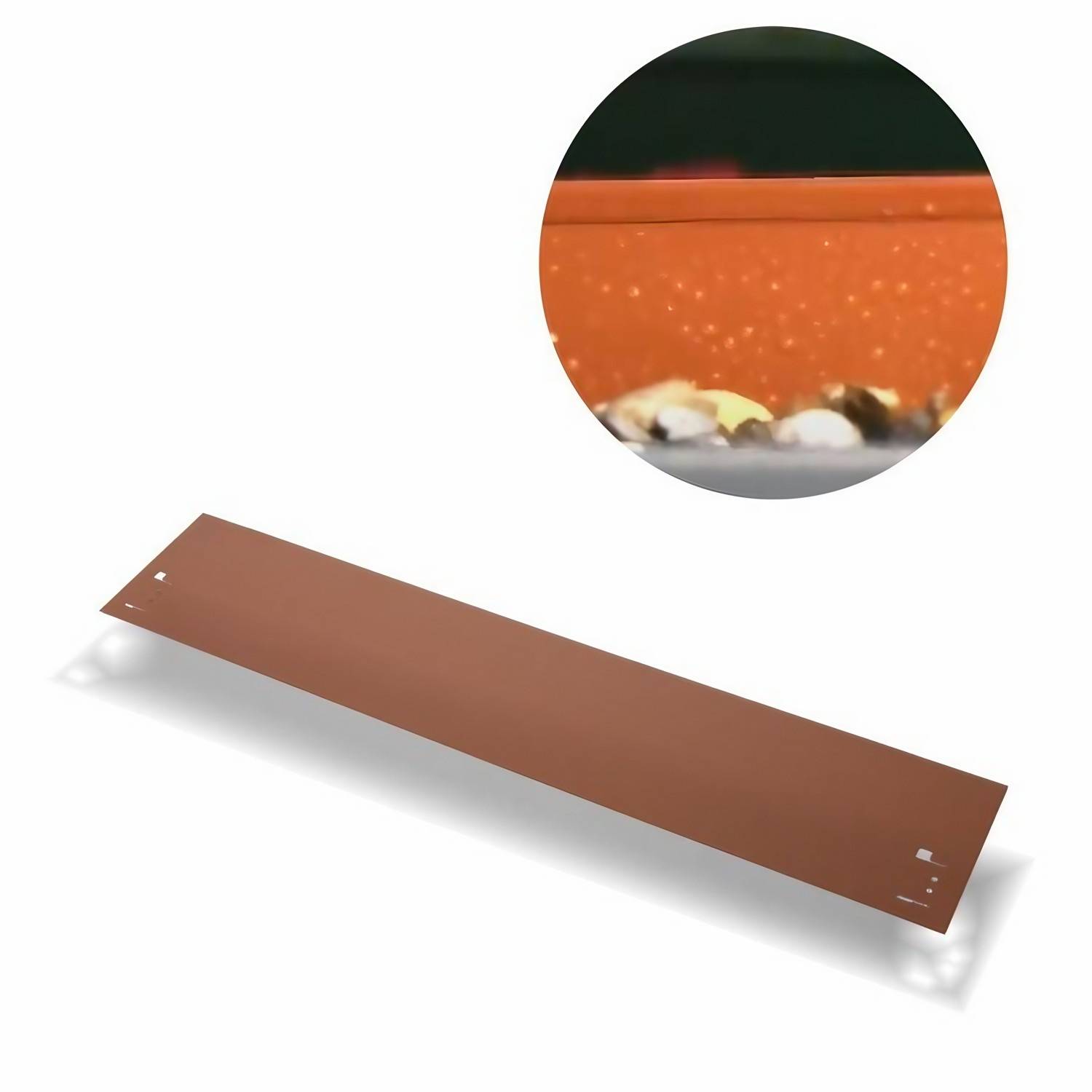 Rasenkanten Metall 13.5cm x 120cm Braun | Beeteinfassung | Beetumrandung
